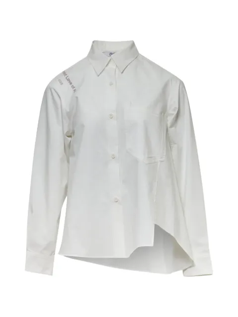 Ordinary Couture Code oblique flow shirt