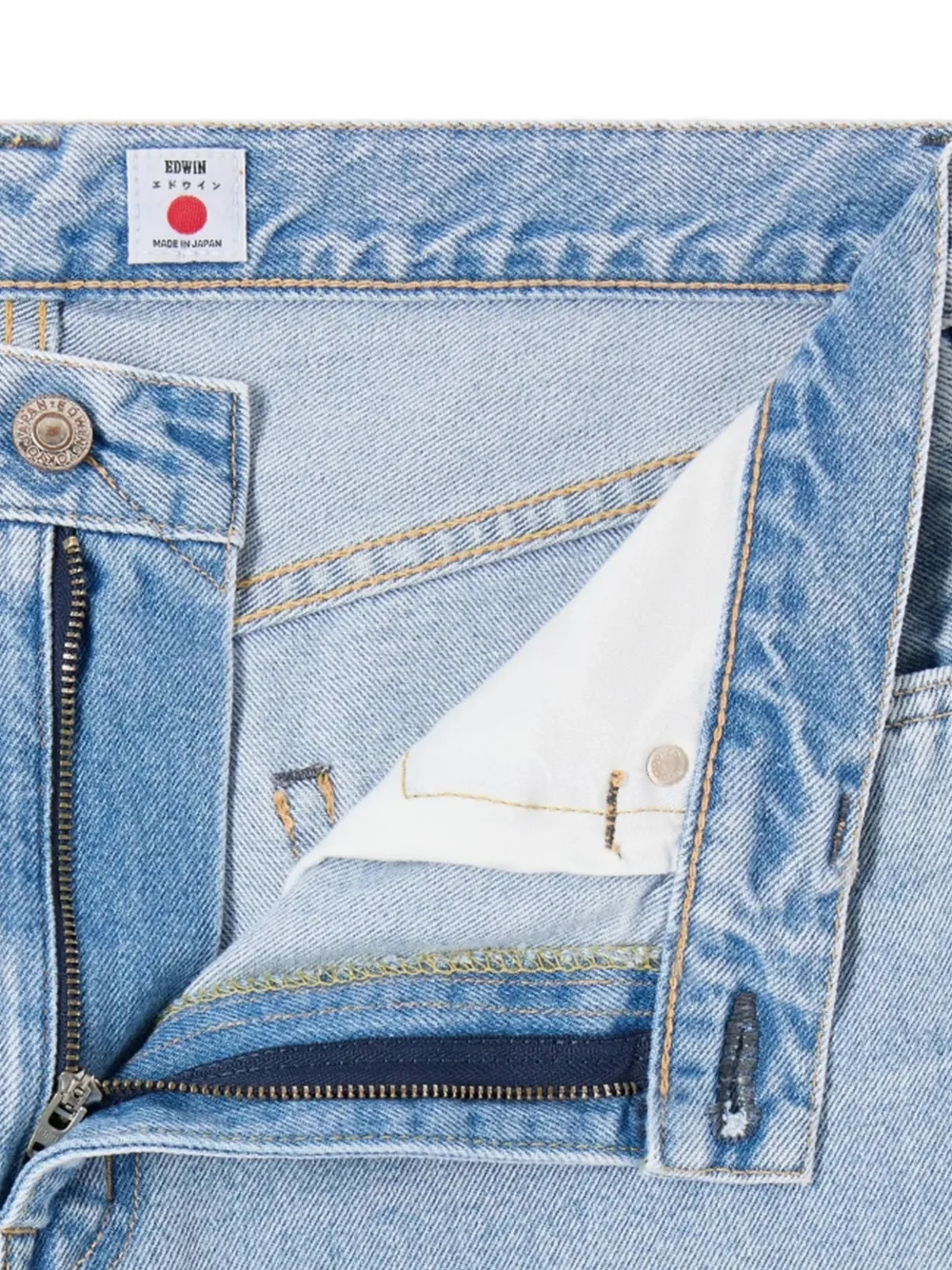 Edwin Jeans met logopatch Blauw