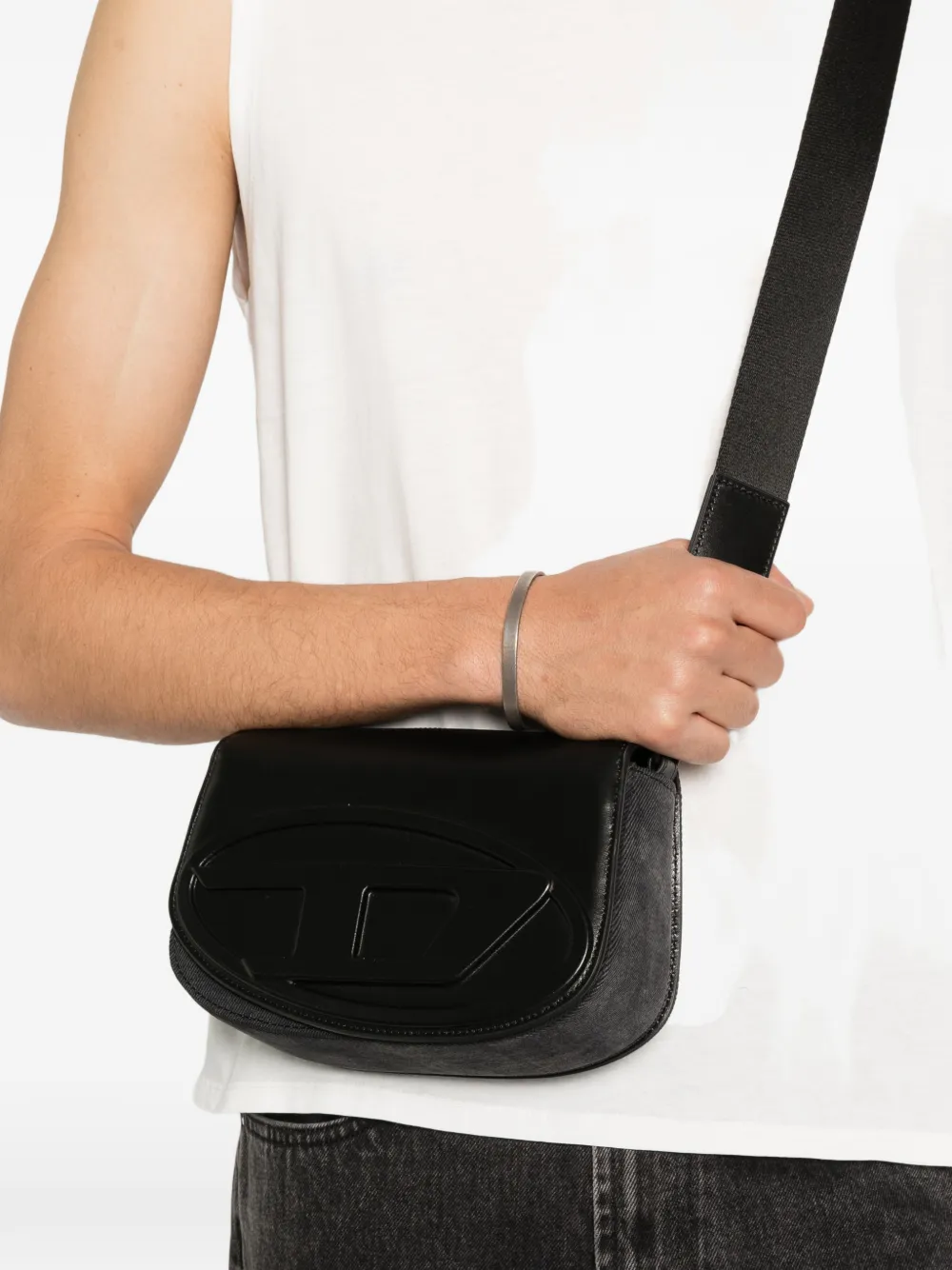  Diesel 1dr Messenger Bag - Black 