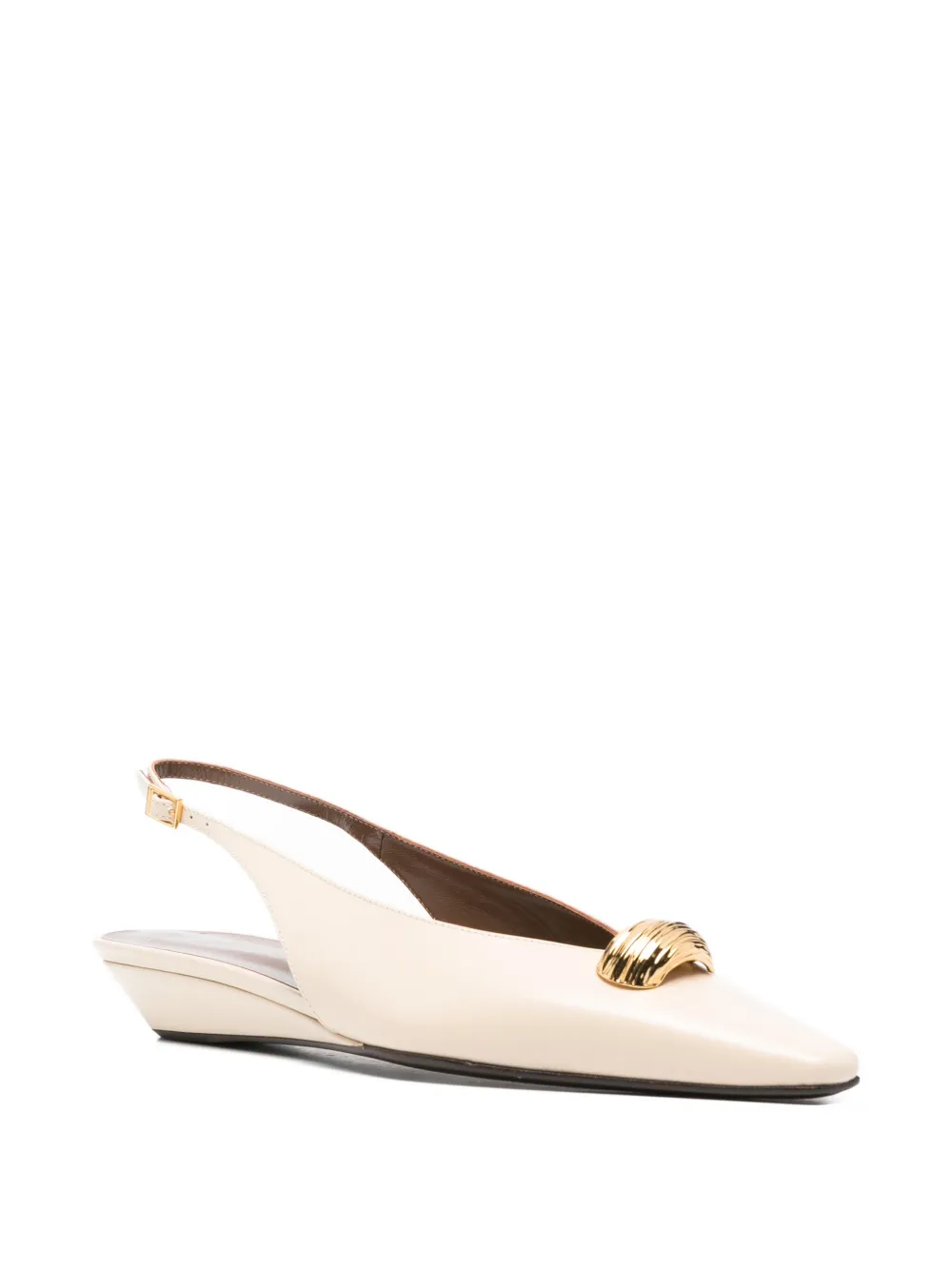 Giuseppe Zanotti Sandalen met goudkleurige details Beige