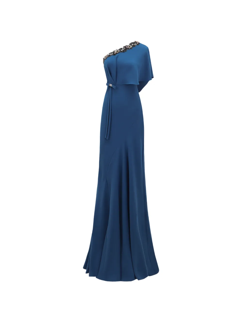 Gemy Maalouf Embellished Maxi Dress In Blue