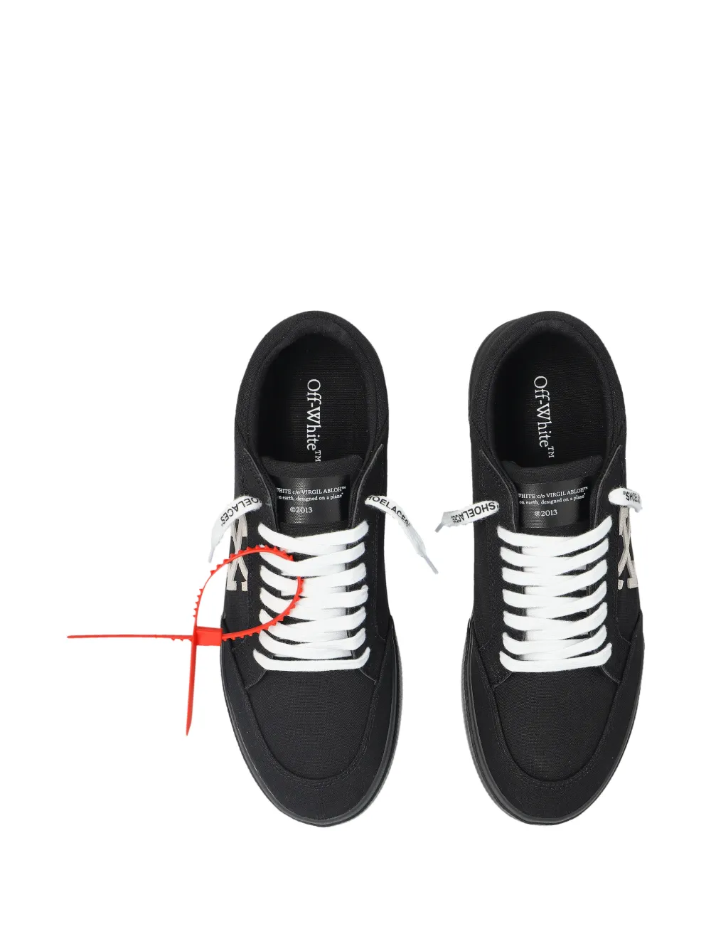 Off-White Vulcanized low-top sneakers Zwart