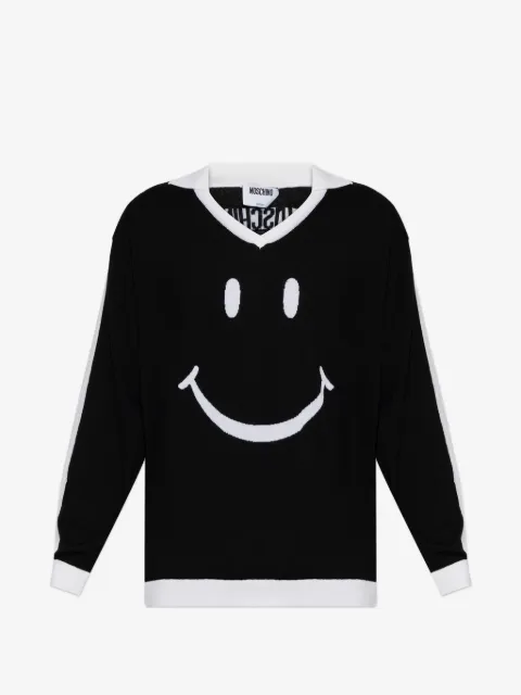 Moschino Suéter com estampa smiley