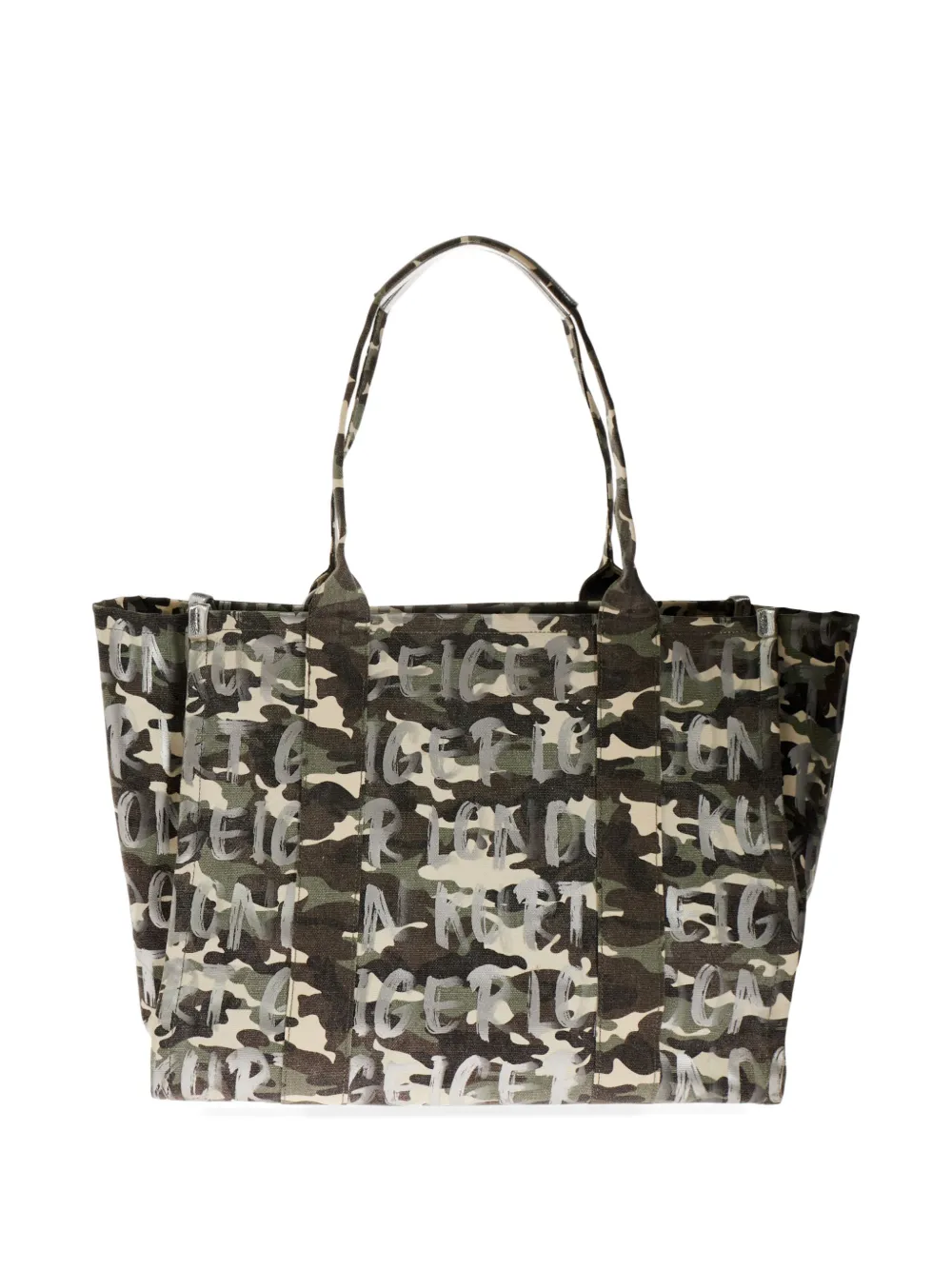  Kurt Geiger London Camouflage-pattern Tote Bag - Green 