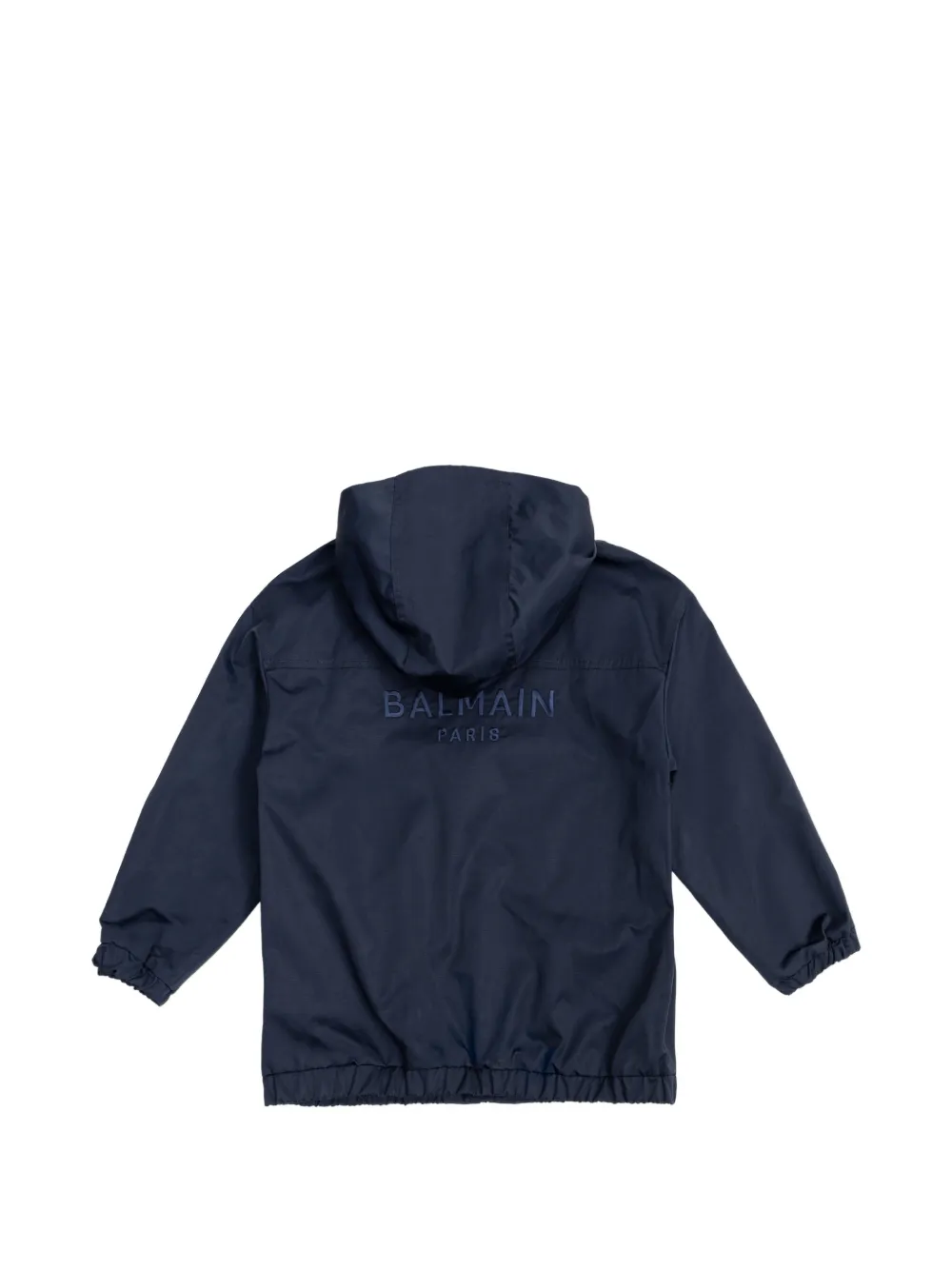 Balmain Kids Regenjas met capuchon Blauw