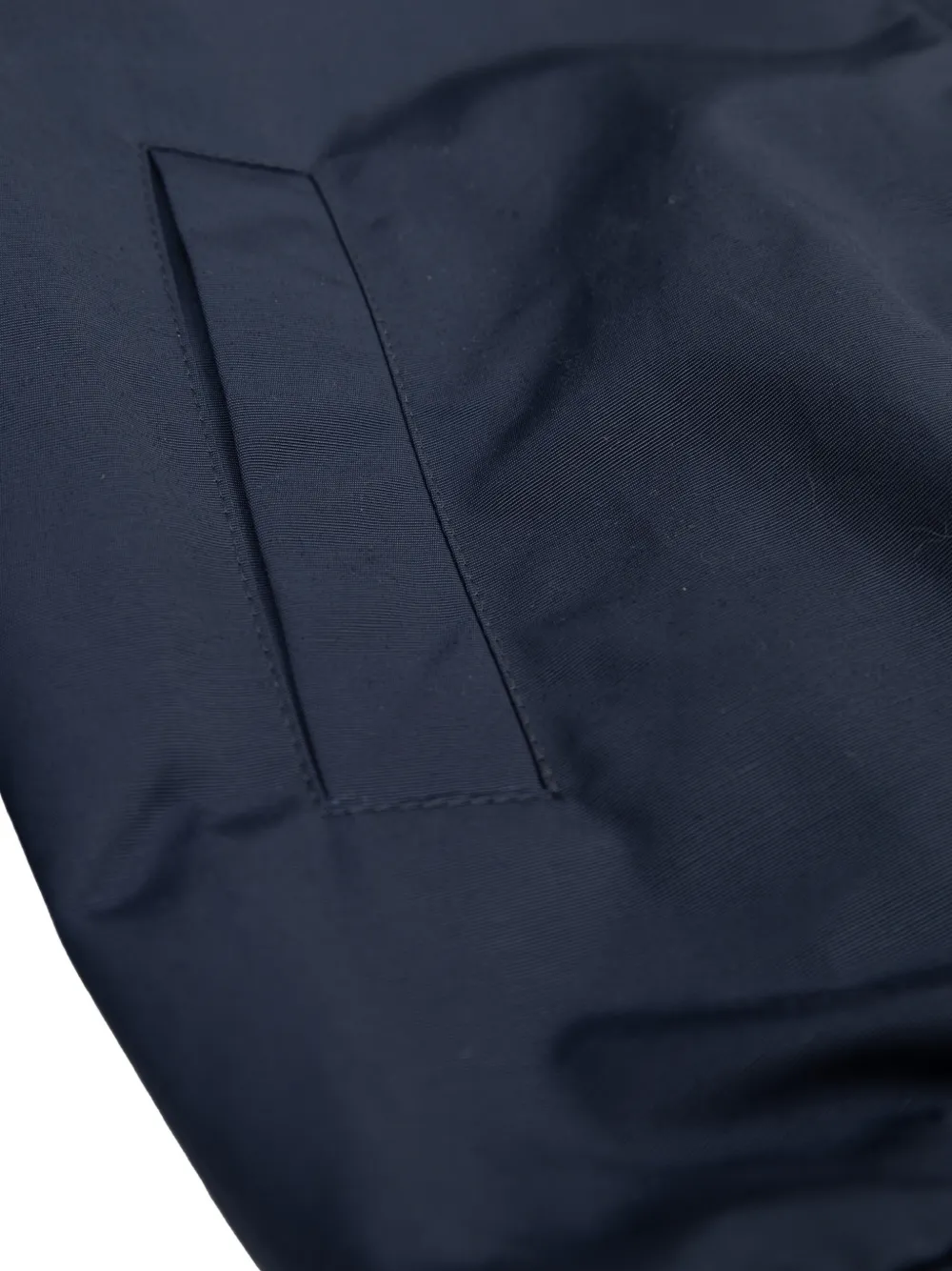 Balmain Kids Regenjas met capuchon Blauw