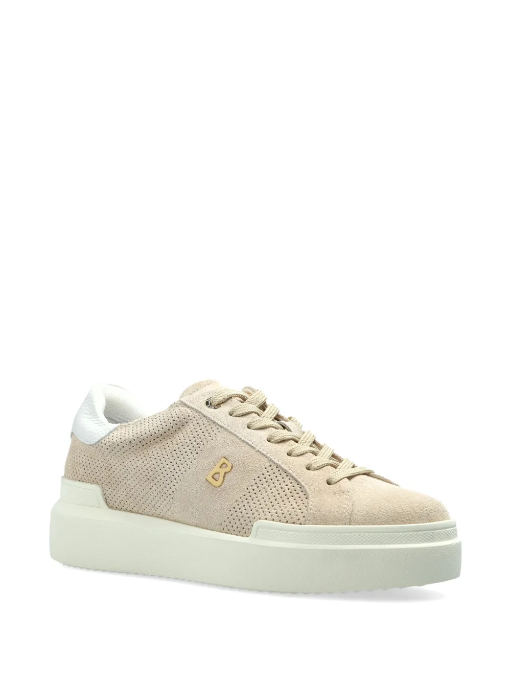 BOGNER Geperforeerde sneakers Beige