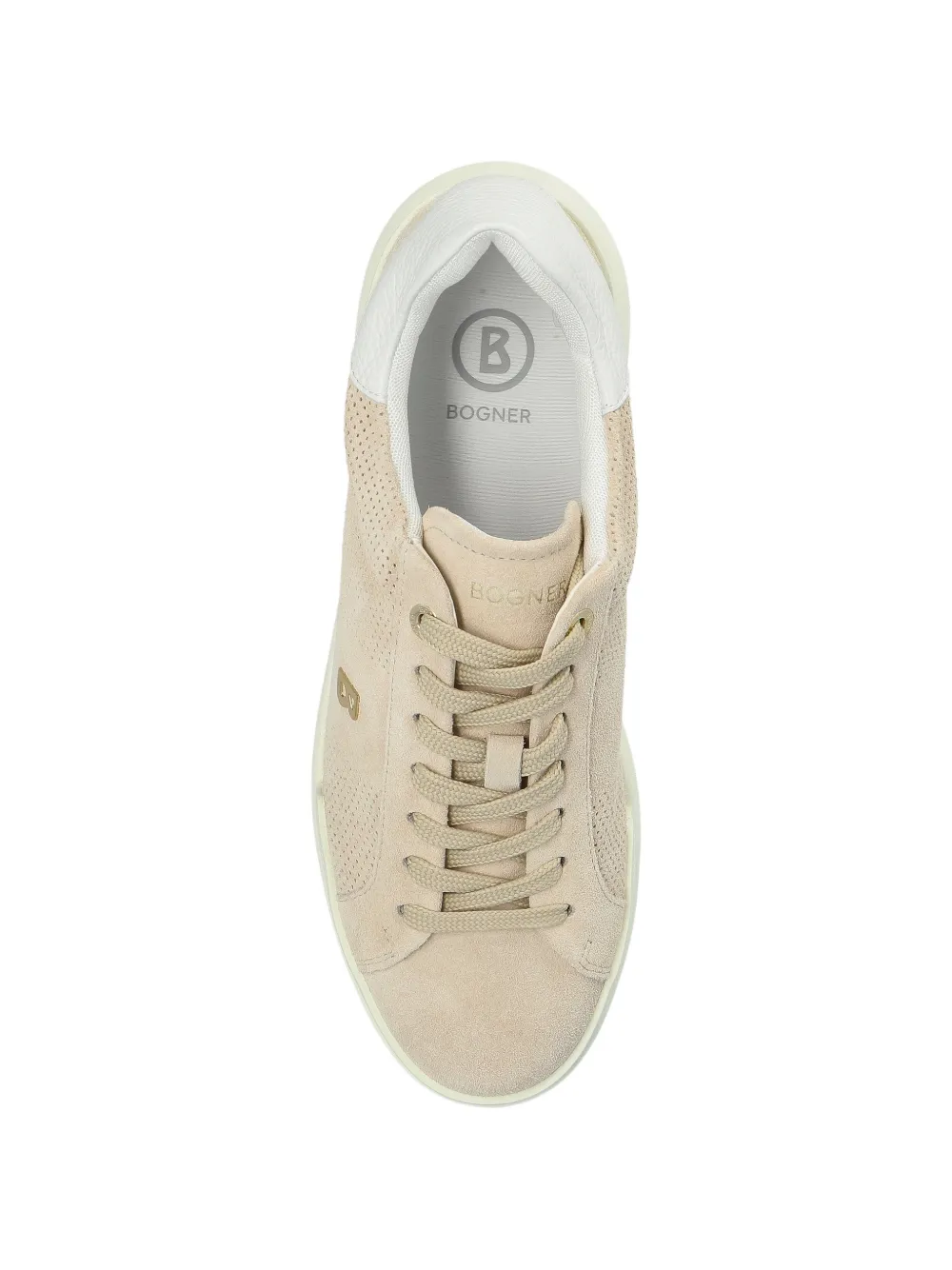 BOGNER Geperforeerde sneakers Beige