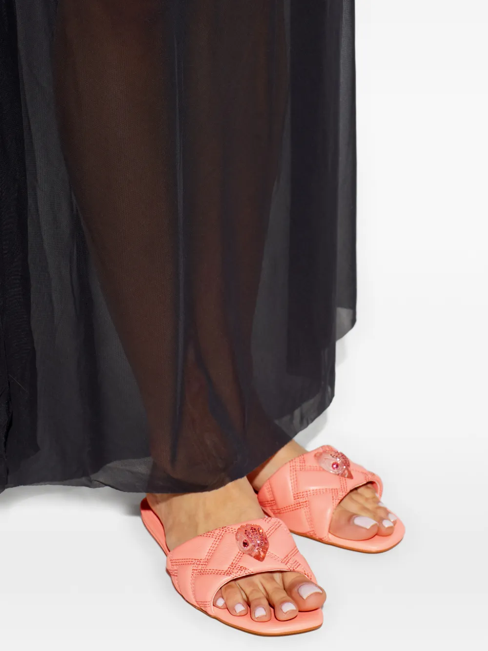 Kurt Geiger London Kensington slip-on sandalen Roze