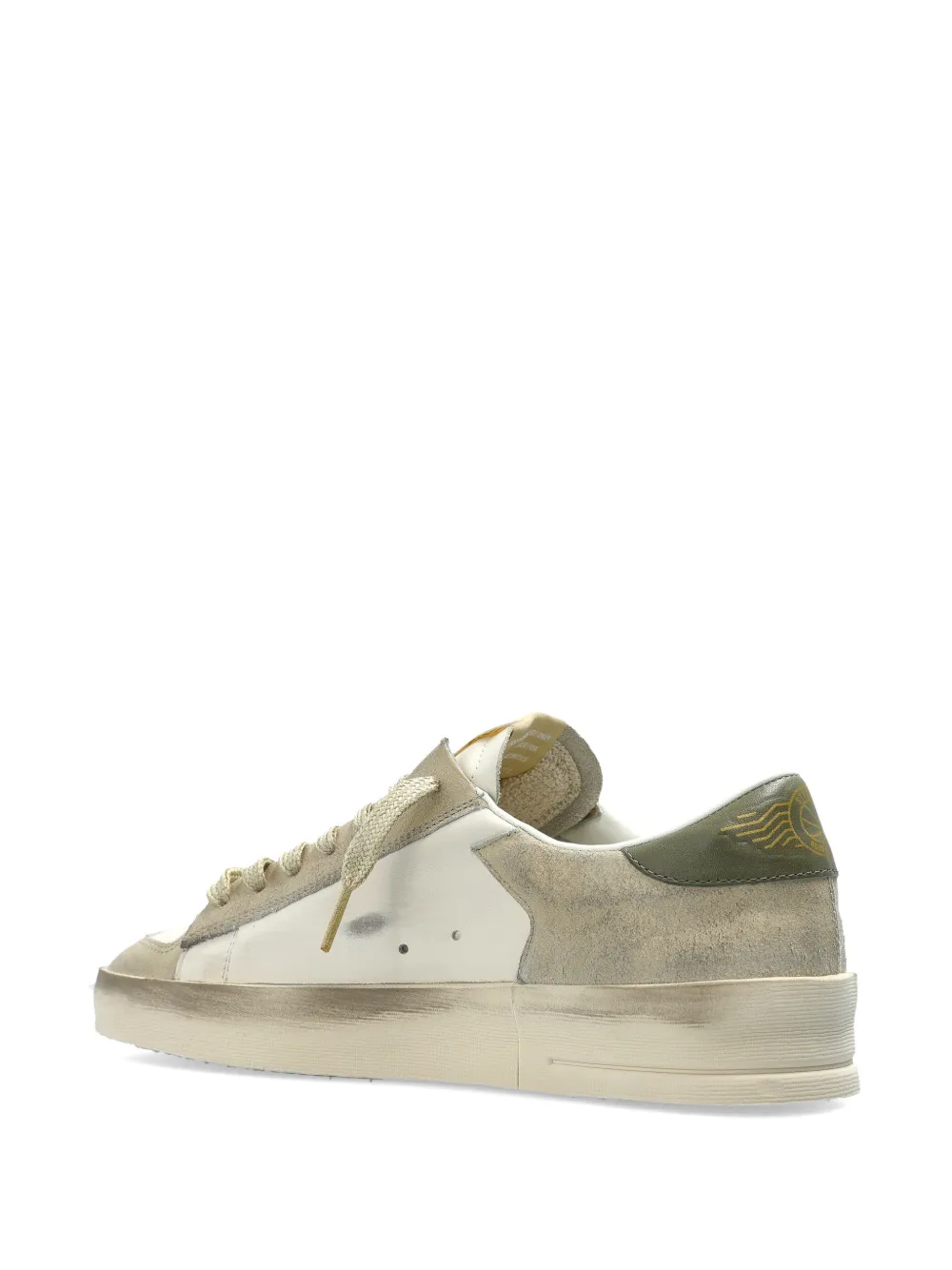Golden Goose Stardan leather sneakers Beige
