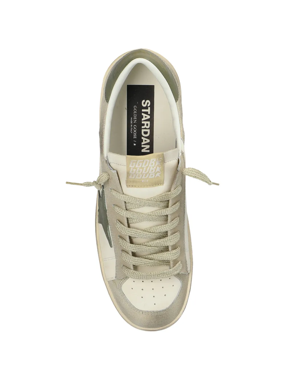 Golden Goose Stardan leather sneakers Beige