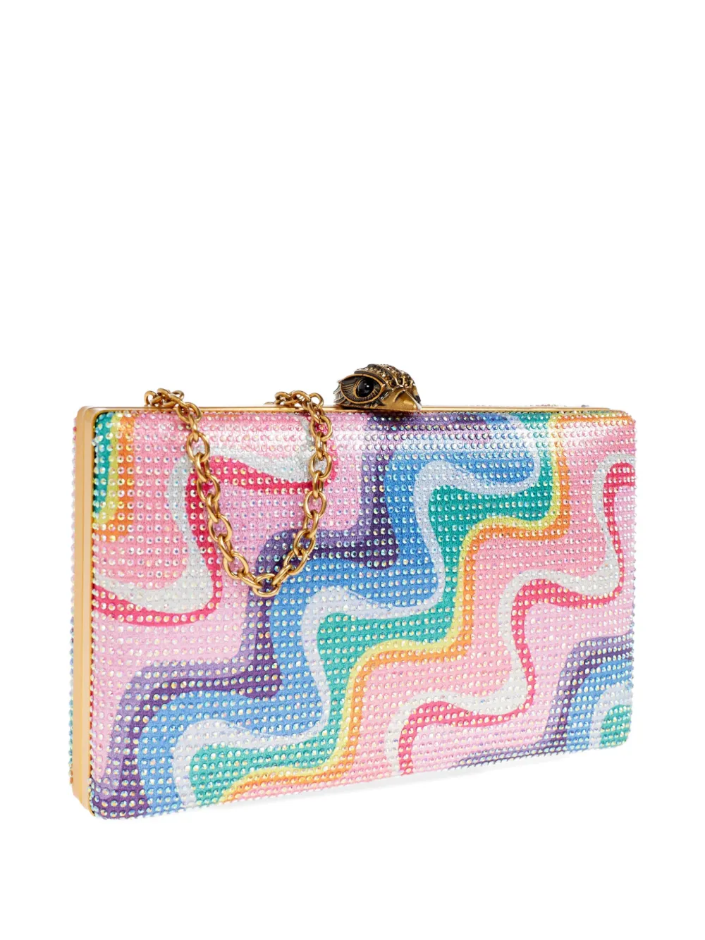 Kurt Geiger London Crystal Kensington clutch - Rosa