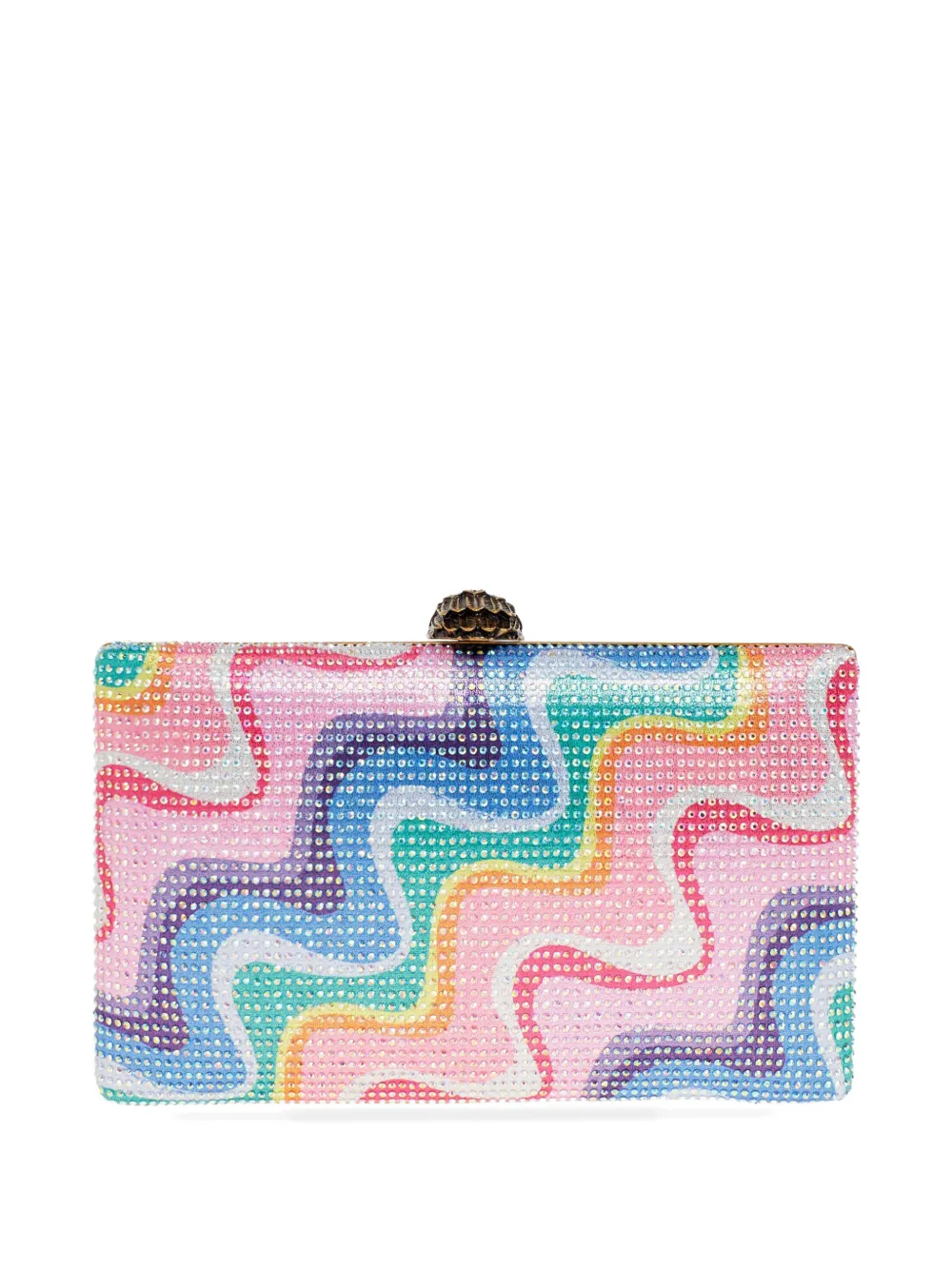  Kurt Geiger London Crystal Kensington Clutch - Pink 