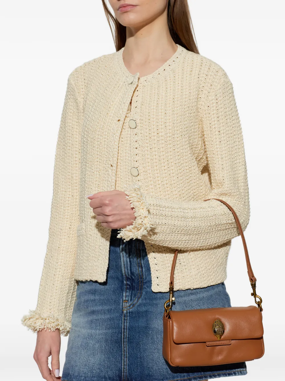 Kurt Geiger London Eagle leren shopper Bruin