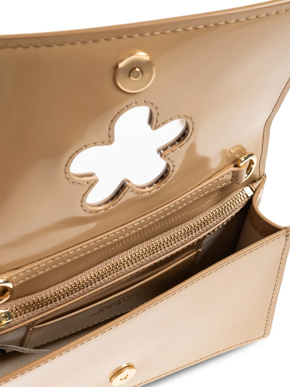 chain handle tote bag