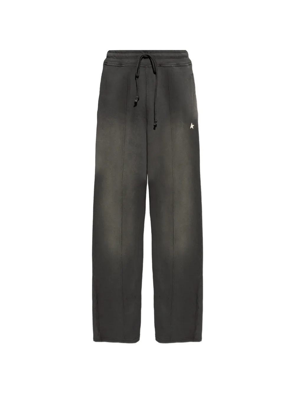 Golden Goose drawstring star trousers - Grigio