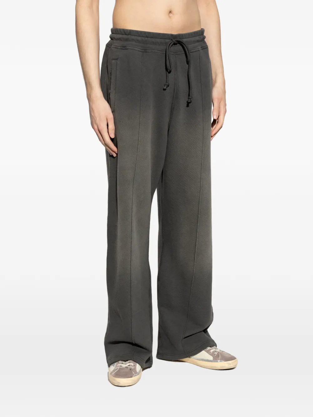  Golden Goose Drawstring Star Trousers - Grey 