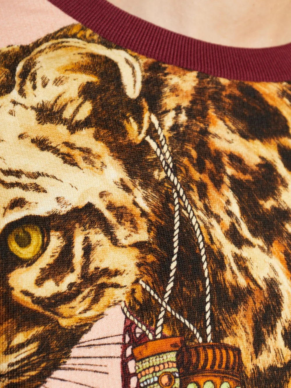 ETRO Sweater met dierenprint Rood