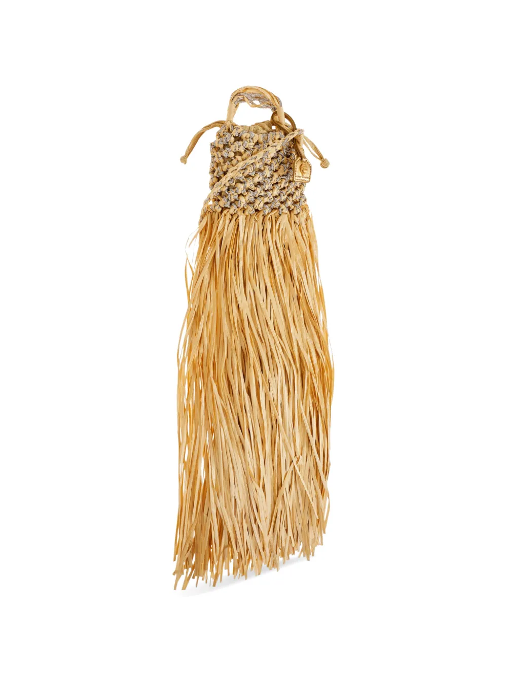Kurt Geiger London Macrame mini-tas met kristallen Beige