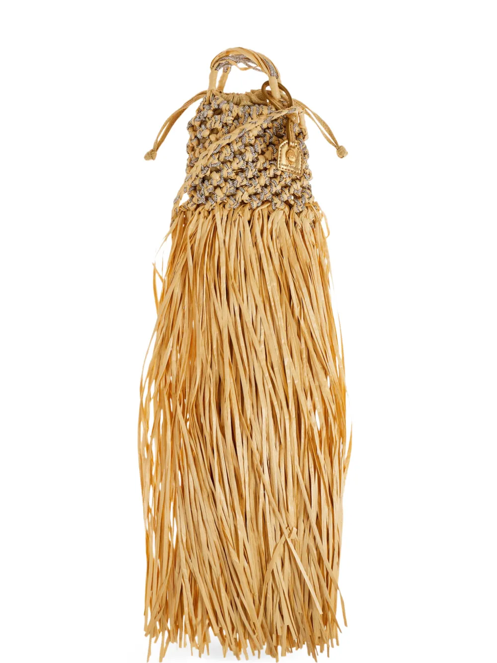 Kurt Geiger London mini Macrame crystal bag - Toni neutri