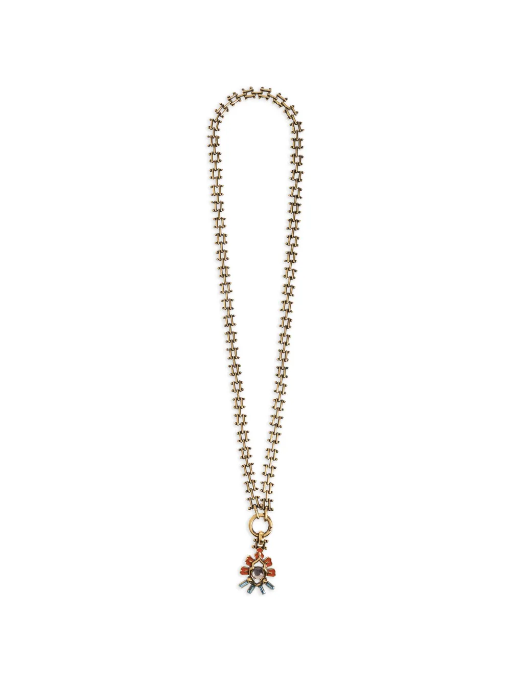 ETRO flower pendant necklace - Oro