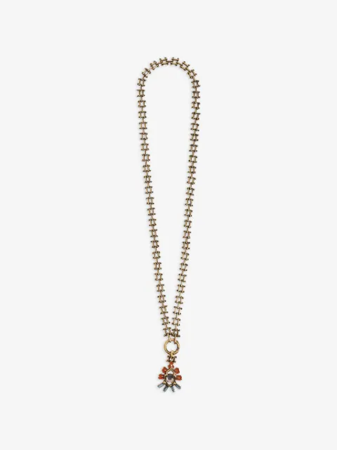 ETRO flower pendant necklace