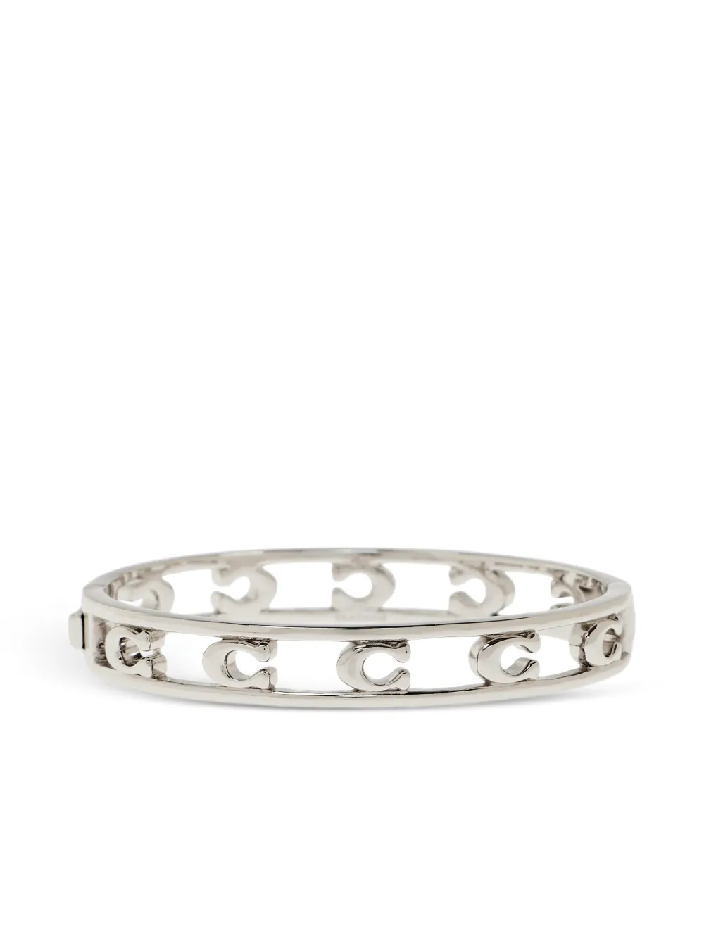 Coach logo lettering bracelet - Argento