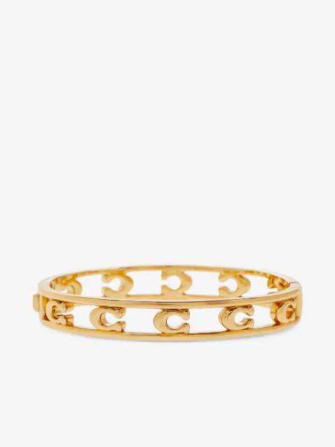 Coach logo bracelet