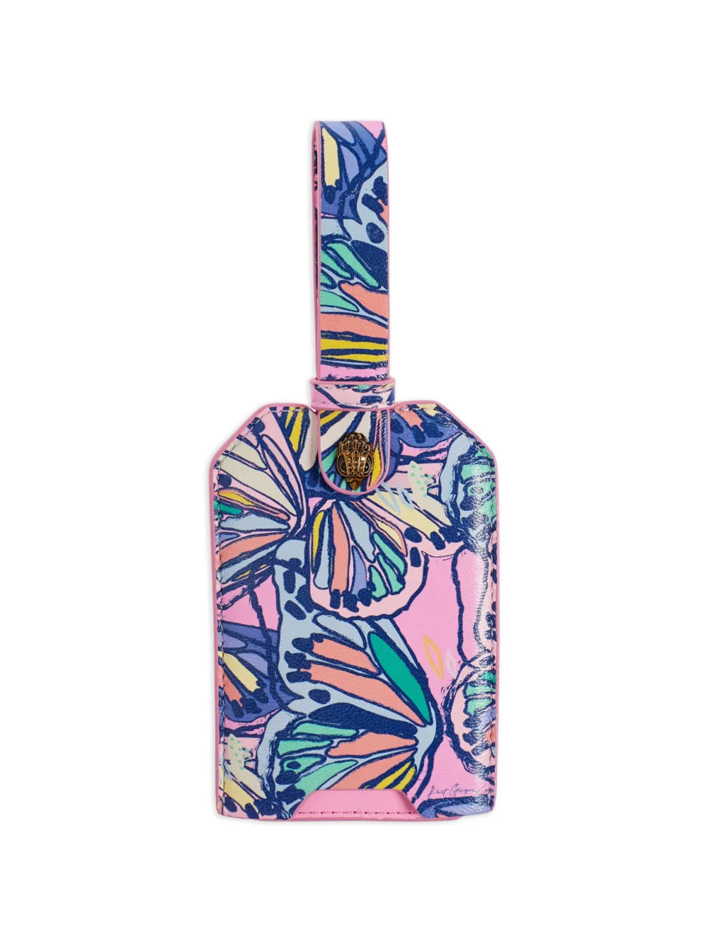 Kurt Geiger London butterfly luggage tag - Rosa
