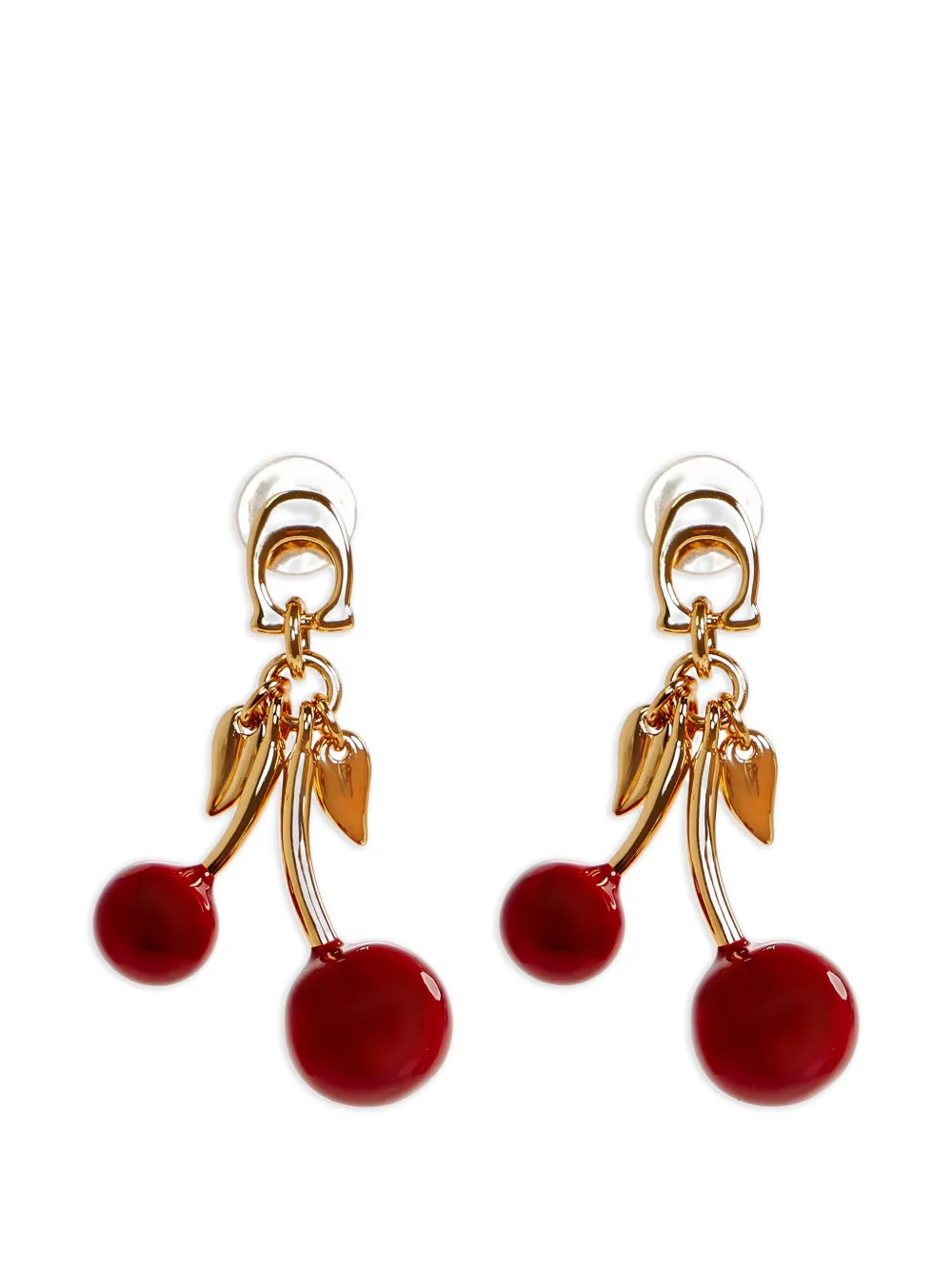 Coach Cherry drop earrings - Oro