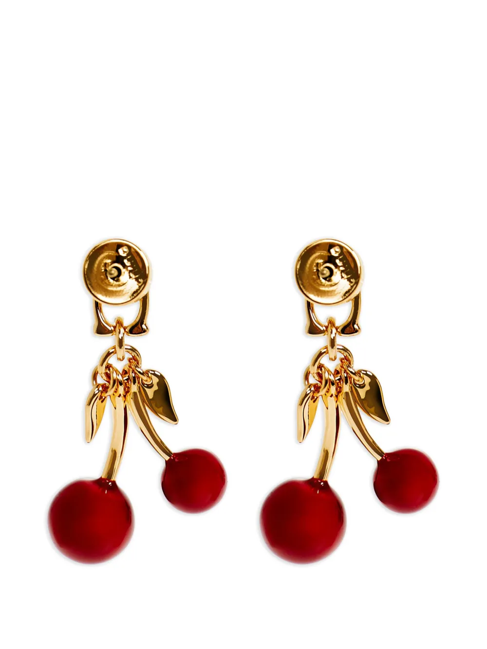  Coach Cherry Drop Earrings - Gold 