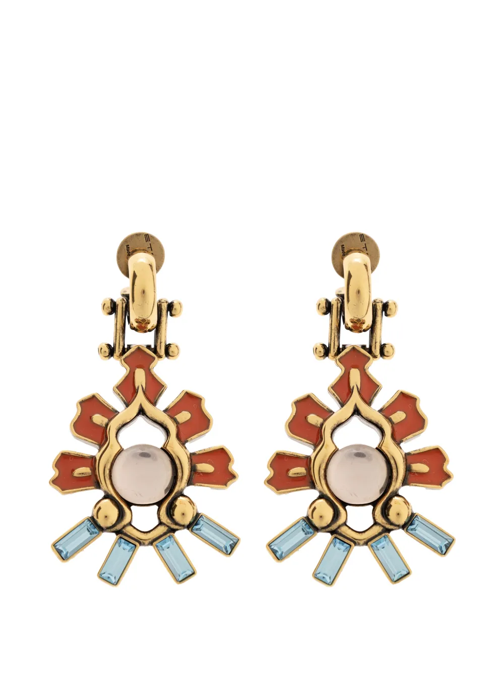 ETRO floral drop earrings - Oro