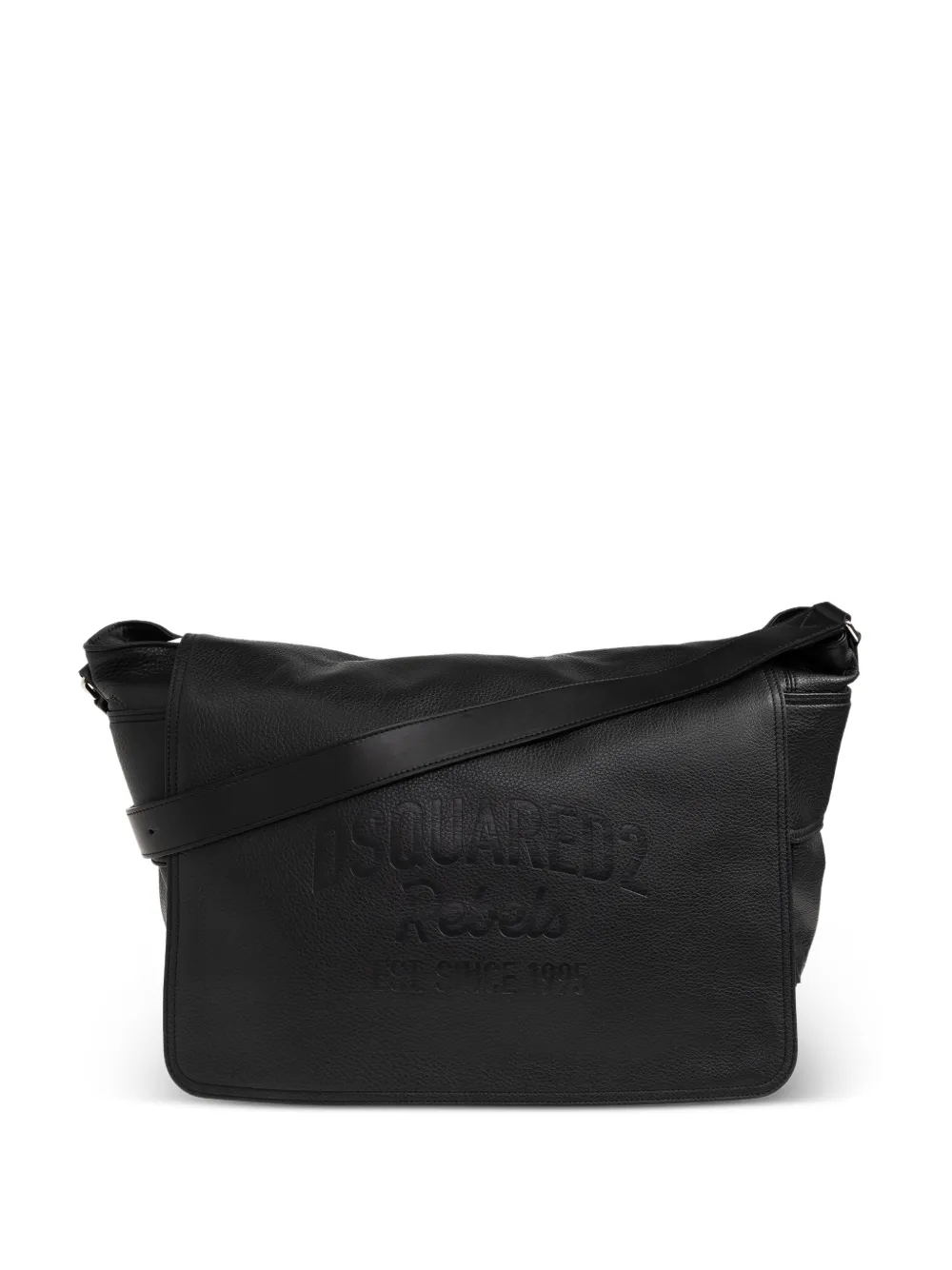 DSQUARED2 embossed leather tote bag - Nero