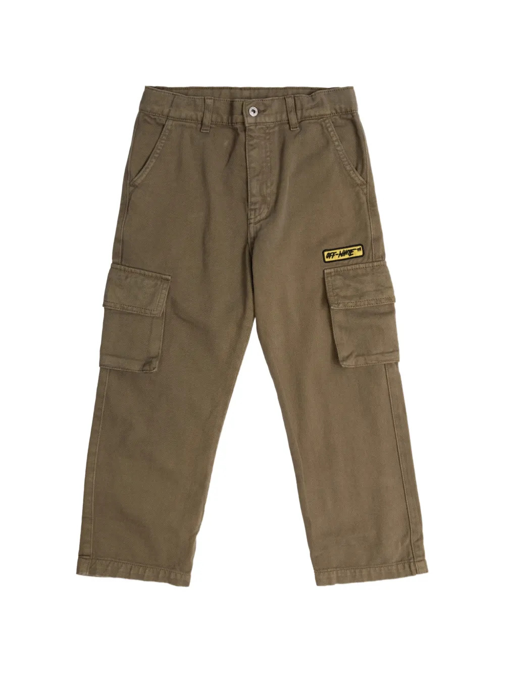 Off-White Kids cargo trousers - Brown