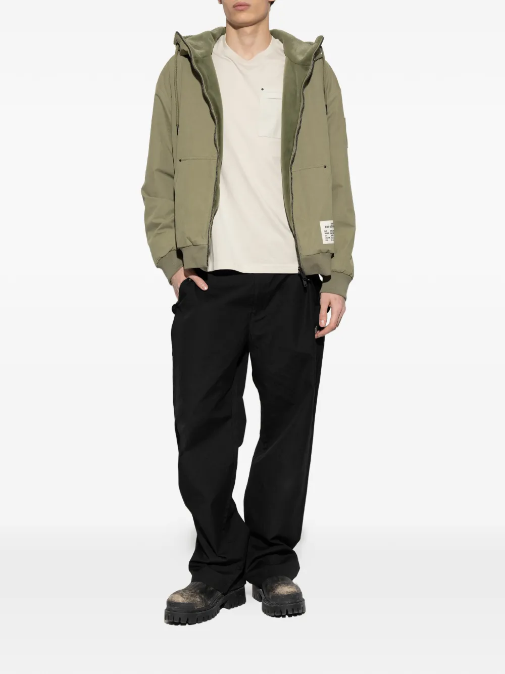  Moose Knuckles Pocket Logo T-shirt - Neutrals 