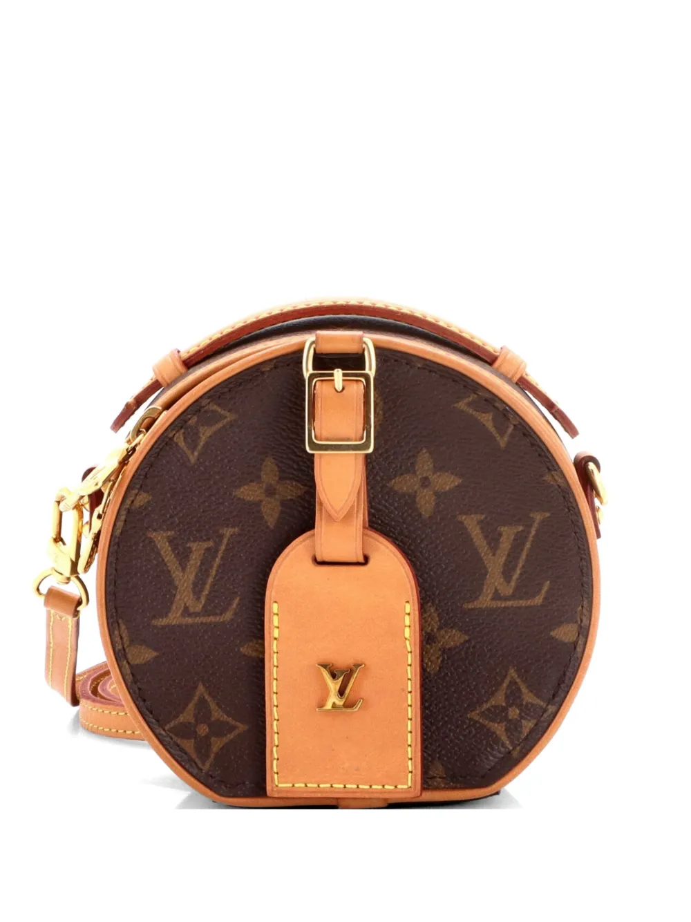 Louis Vuitton Pre-Owned Mini Boite Chapeau Bag Monogram Canvas crossbody bag - Marrone
