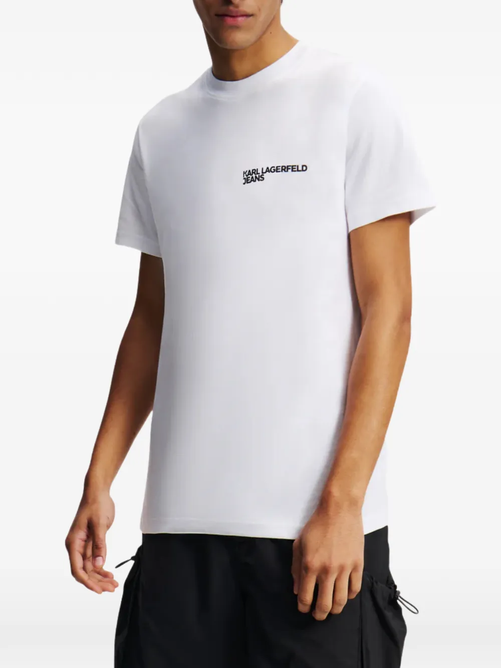 Karl Lagerfeld Jeans Getailleerd T-shirt Wit