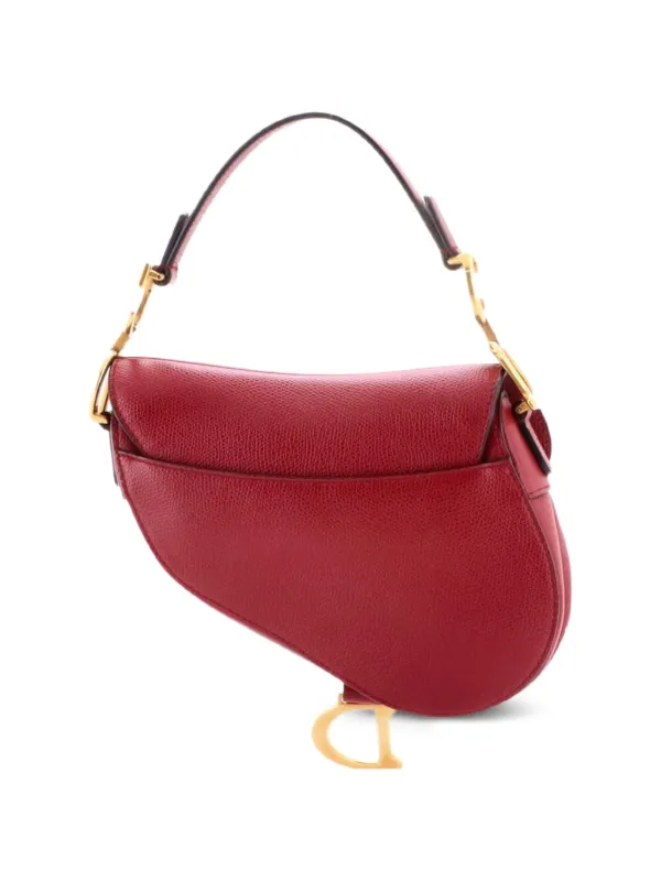 Christian Dior Pre-Owned サドル ハンドバッグ レザー ミニ