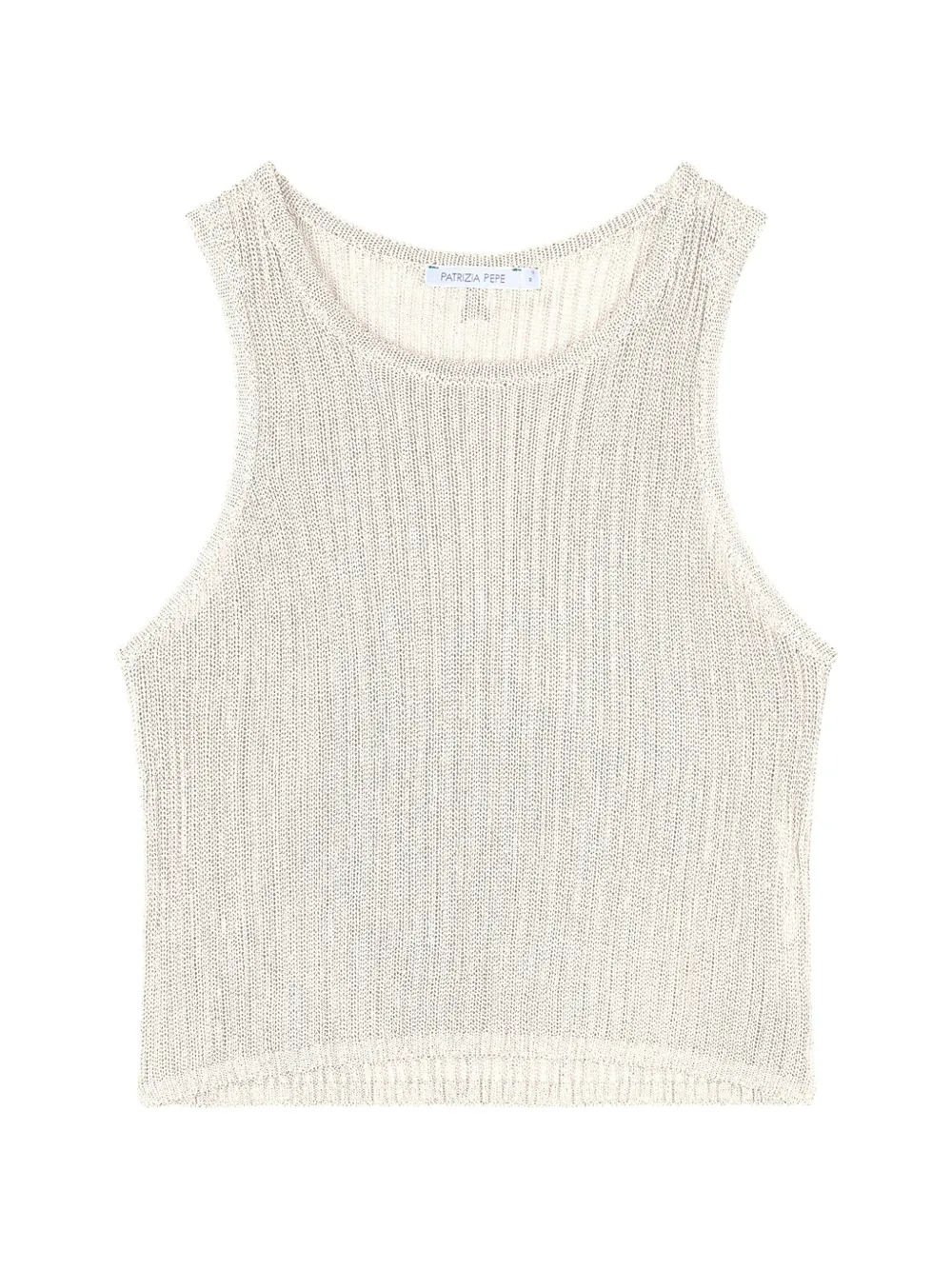 Patrizia Pepe knitted tank top - Toni neutri