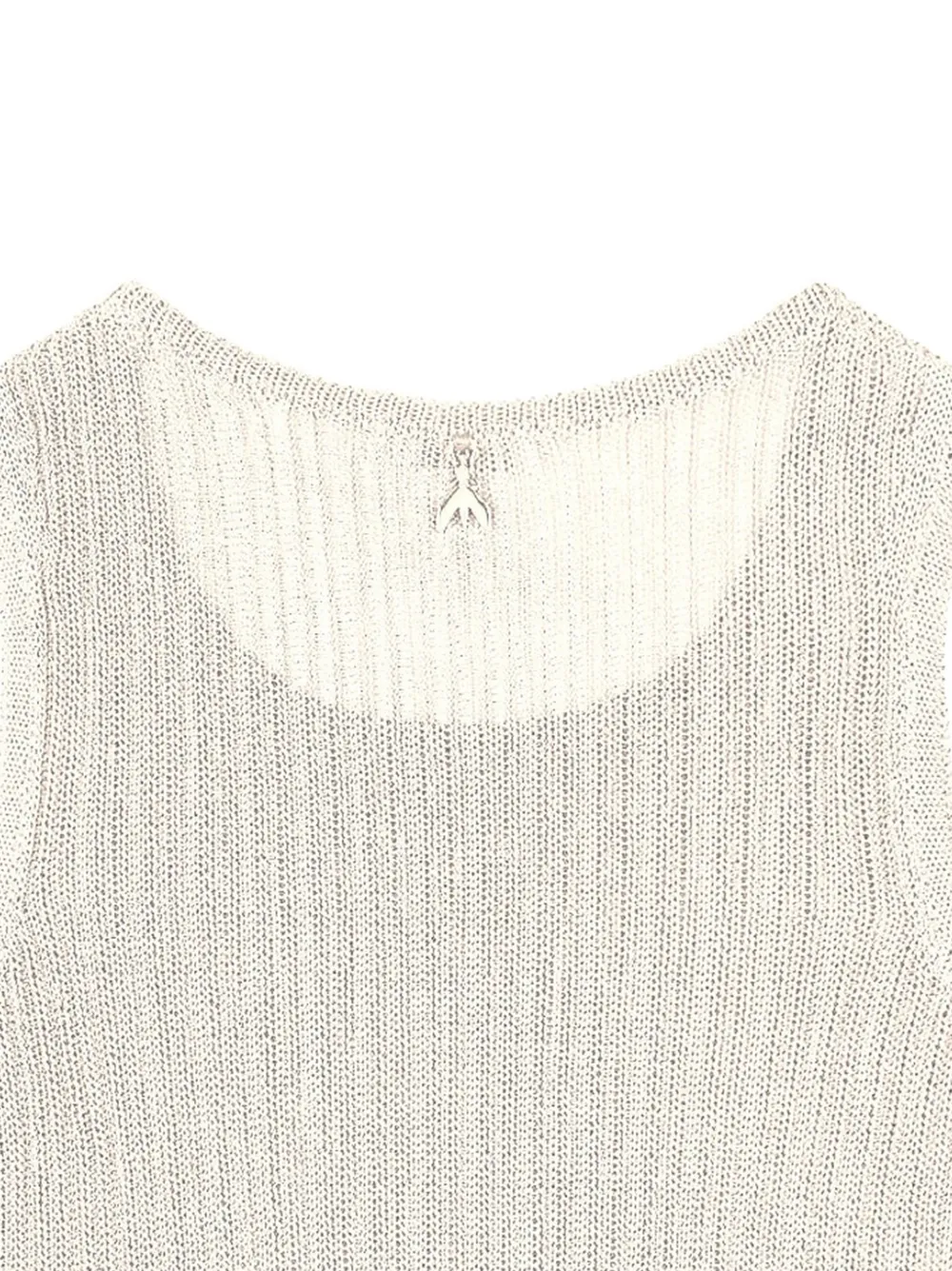  Patrizia Pepe Knitted Tank Top - Neutrals 