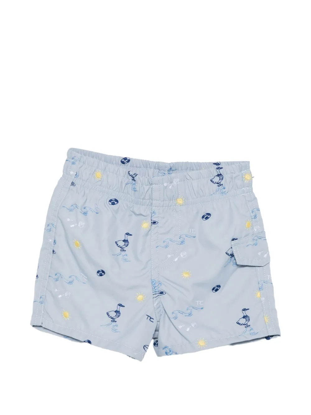 Tartine Et Chocolat patterned swim shorts - Blu