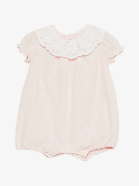 Tartine Et Chocolat lace-collar romper