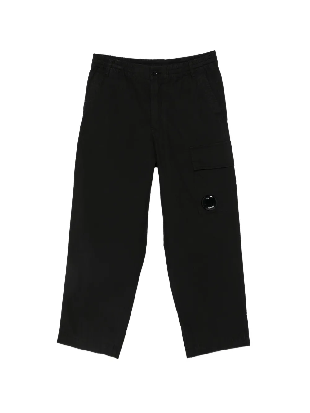 C.P. Company Kids Lens-detail cargo pants - Nero