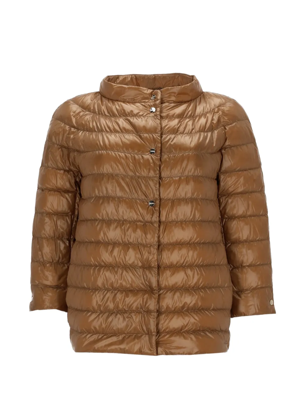 Herno button front jacket - Brown