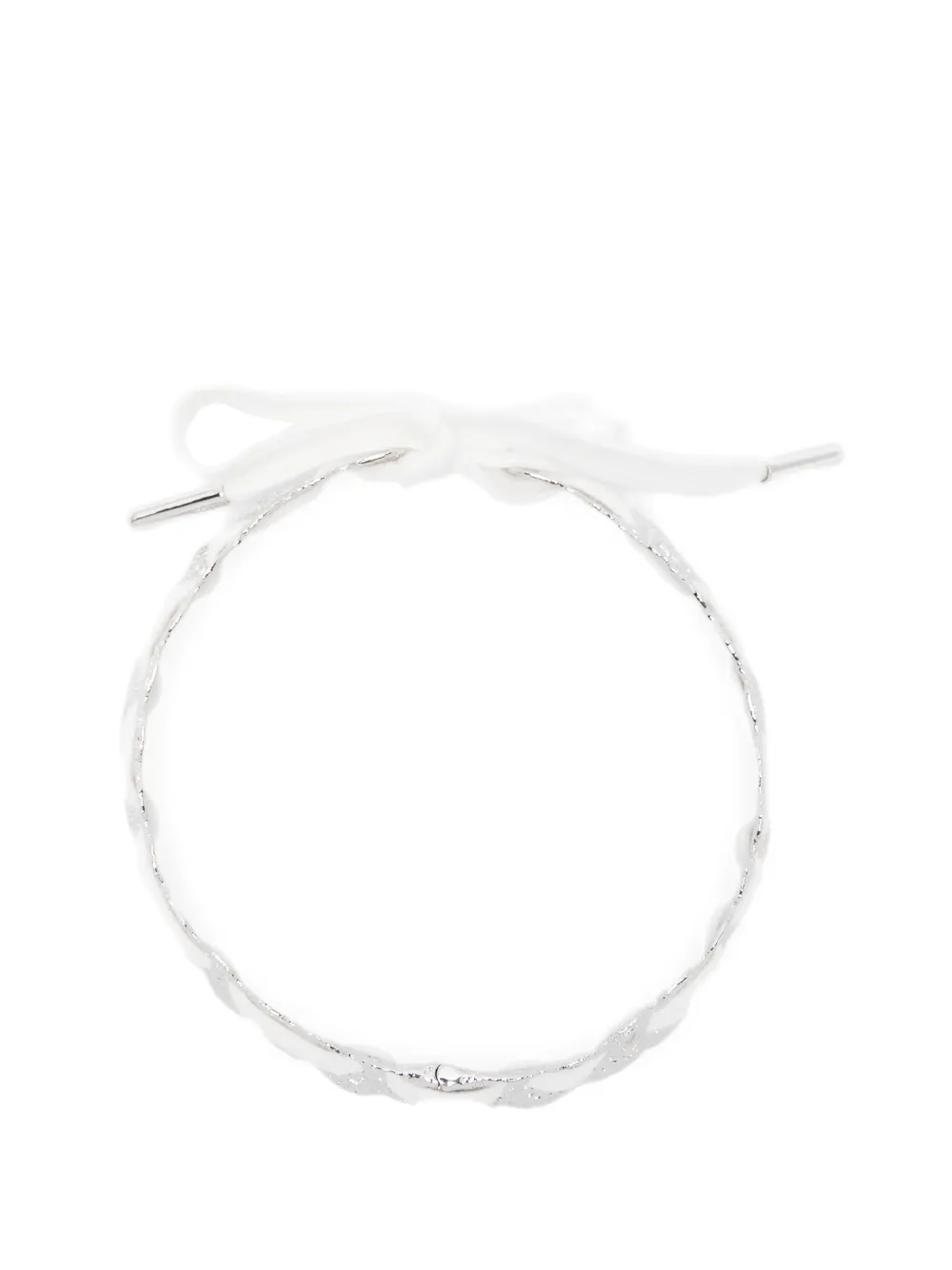YVMIN self-tie necklace - Argento