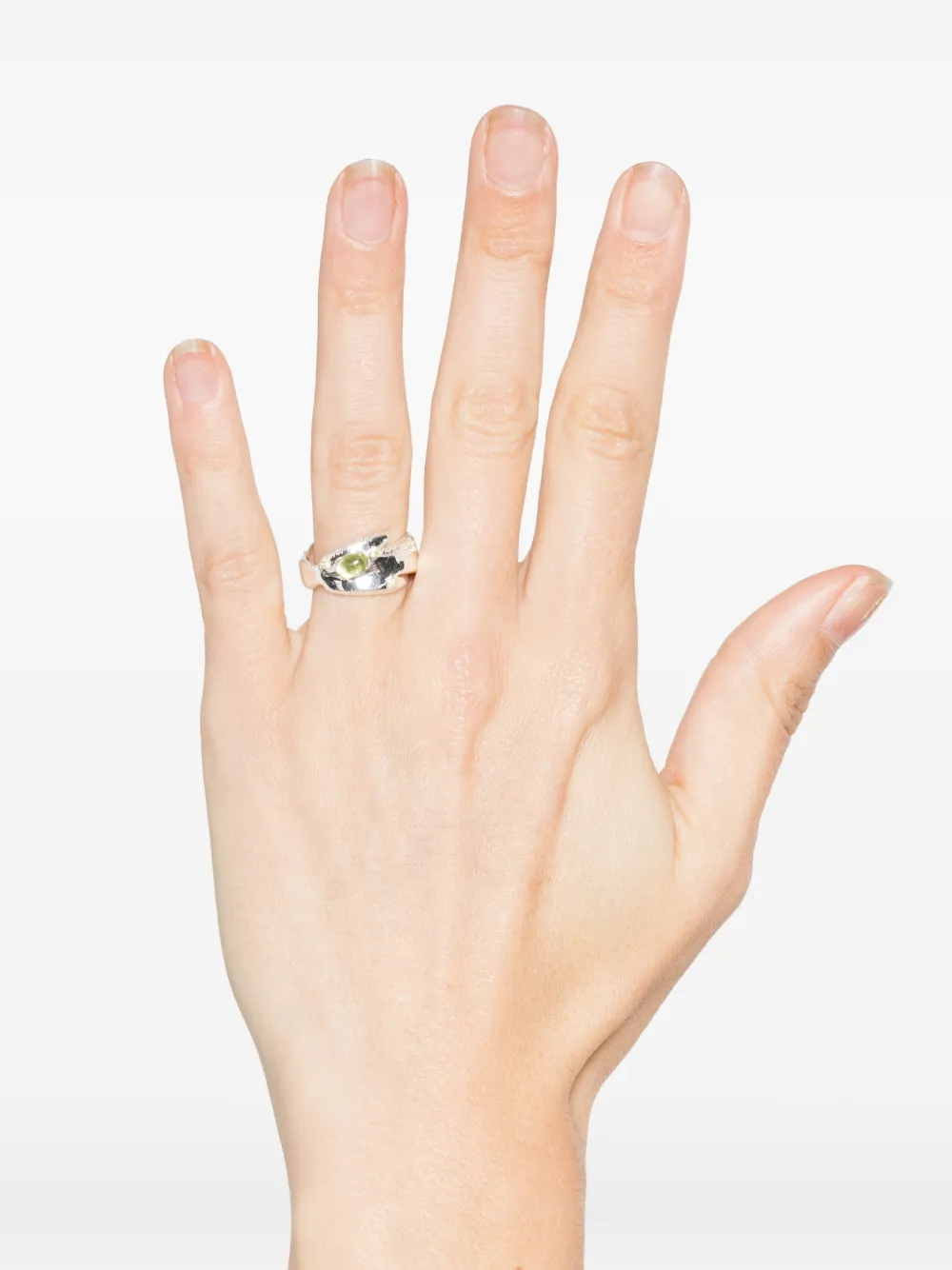  Yvmin Anillo Con Apliques - Plateado 