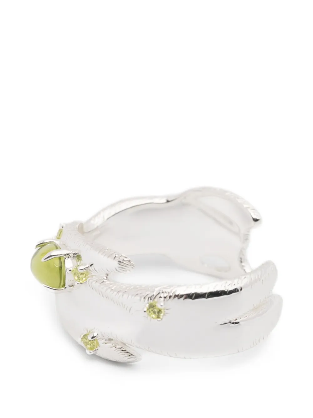  Yvmin Anillo Con Apliques - Plateado 