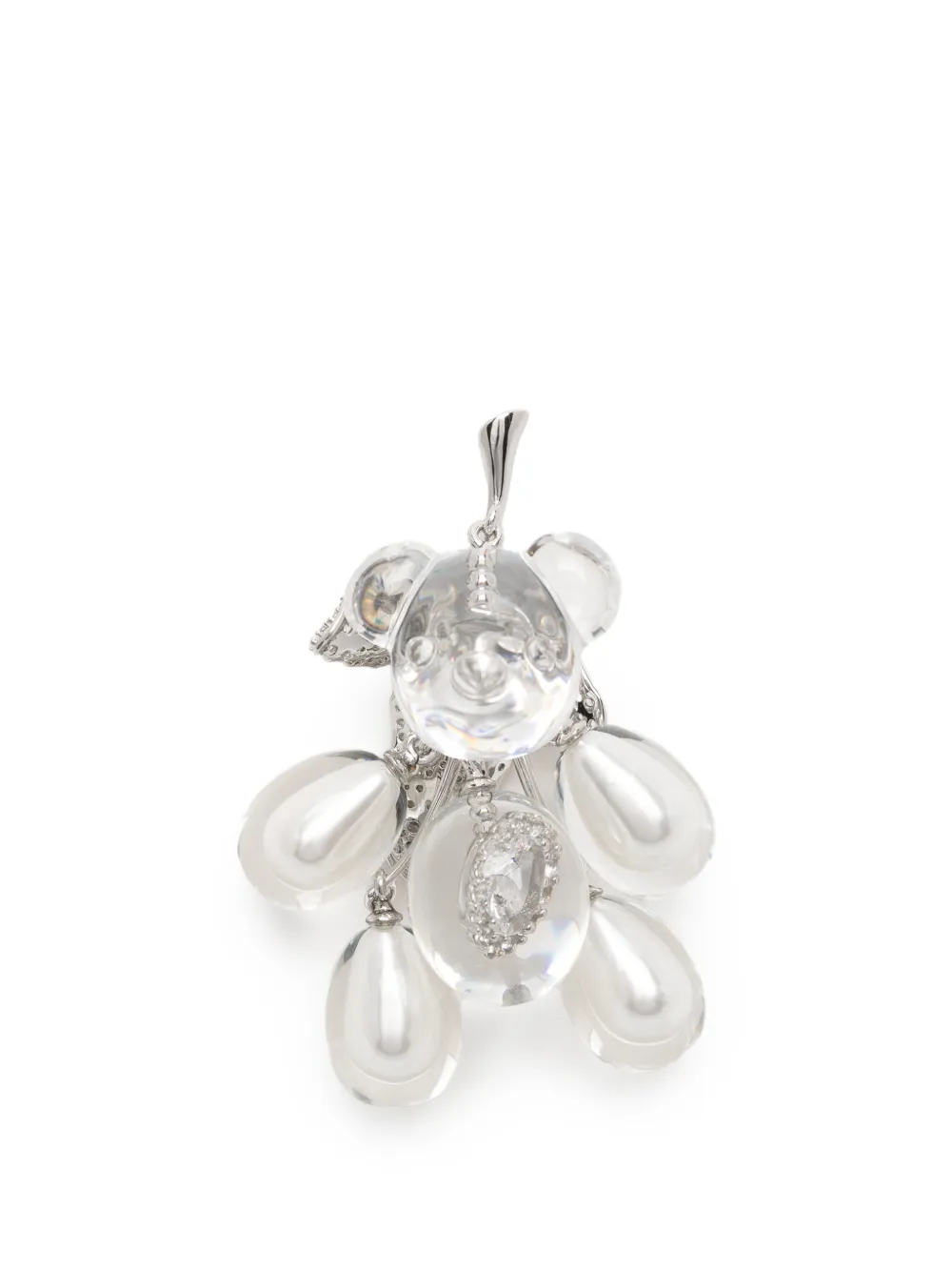 YVMIN Teddy Bear drop earring - Argento