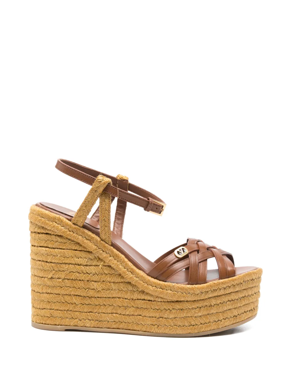 Valentino Garavani leather sandals - Brown