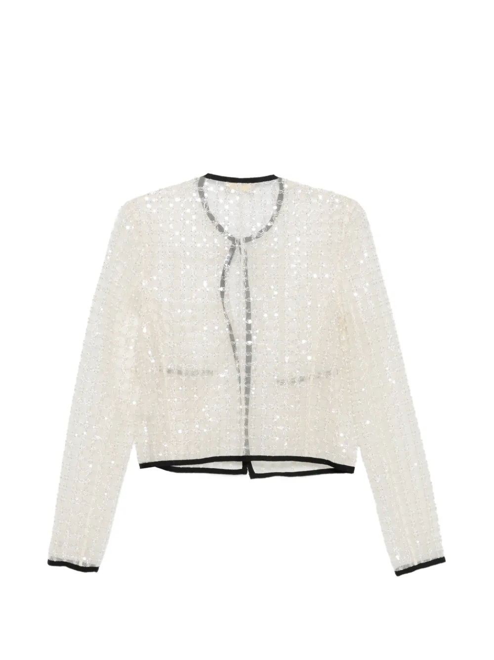 Elie Saab Jack verfraaid met pailletten Wit